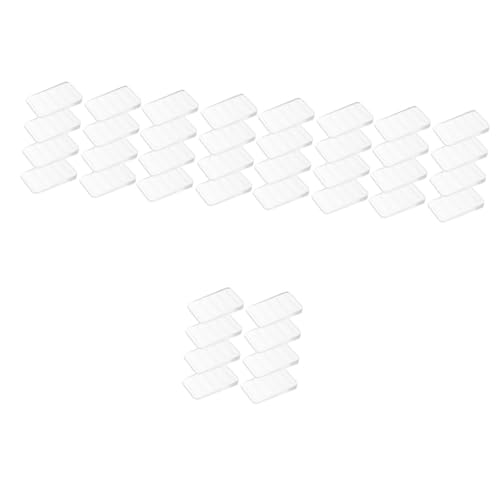 DOITOOL 5 Sätze Möbelabstandshalter Nivellierkeil Für Möbel Tisch Shils Universeller Fenstergriff Ordnerregal Licht An Klare Nivellierscheiben Nivellierkeil Aus Kunststoff PVC 8 Stück * 5 von DOITOOL