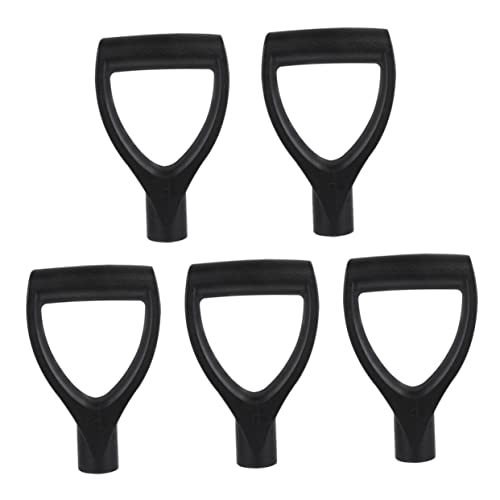 DOITOOL 5 Stück Schneeschaufelgriff handhaben Ersatz Schaufelaufsatz Flache Schaufel Siebschaufel Werkzeug Universeller Schaufelstiel Schaufelgriffe Schaufel Teile pp Black von DOITOOL