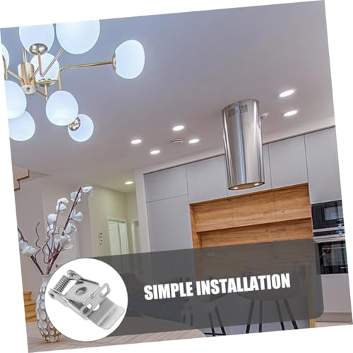 DOITOOL 5 Stück Teiliges Federklammern für Einbauleuchten und Downlights Langlebige Lampenhalter Metallfeder für Einfache Deckenmontage DIY Beleuchtungszubehör von DOITOOL