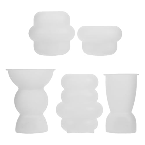 DOITOOL 5 Stück Teiliges Silikon Kerzenhalter für Diy Projekte Vielseitige Epoxidharz Gießform für Teelicht Stumpen und Votivkerzen Kreative Bastelideen und Moderne Dekoration DOITOOL 5 Stück Teiliges Silikon Kerzenhalter für Diy Projekte Vielseitige Epoxidharz Gießform für Teelicht Stumpen und Votivkerzen Kreative Bastelideen und Moderne Dekoration von DOITOOL