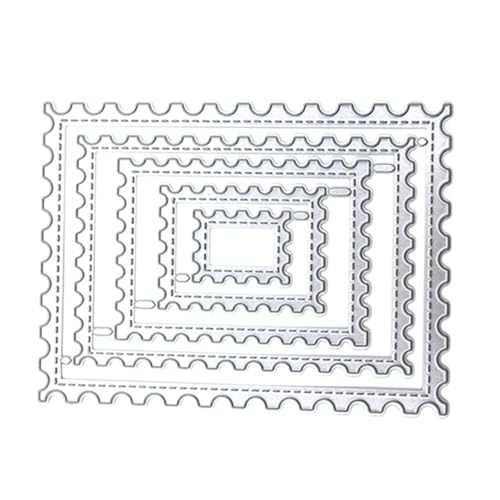 DOITOOL 5 Stück Teiliges Stanzschablonen aus Metall Rechteckige Prägeschablonen für Kartenherstellung und Scrapbooking Präzise Schneidwerkzeuge für Papier Karton und Alben DIY DOITOOL 5 Stück Teiliges Stanzschablonen aus Metall Rechteckige Prägeschablonen für Kartenherstellung und Scrapbooking Präzise Schneidwerkzeuge für Papier Karton und Alben DIY von DOITOOL
