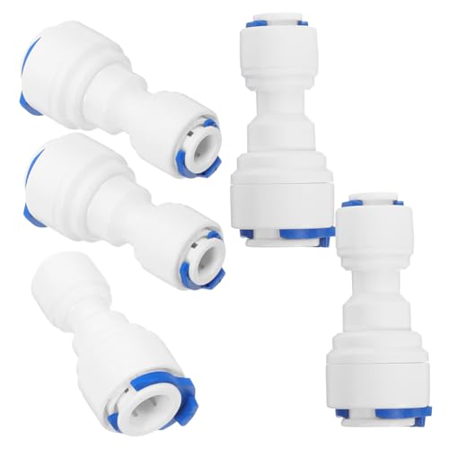DOITOOL 5 Stück Teiliges Wasserrohrverbinder bis Schnelle Verbindung für Wasserfilter Umkehrosmose und Trinkwassersysteme Einfache Installation von DOITOOL