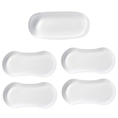 DOITOOL 5 Stück Toilettensitz Bumper Pads Transparent Silikon Selbstklebend Geräuschdämpfend Stoßschutz für Wc Deckel Schranktüren Möbel Schutzpuffer Geräuschreduzierung DOITOOL 5 Stück Toilettensitz Bumper Pads Transparent Silikon Selbstklebend Geräuschdämpfend Stoßschutz für Wc Deckel Schranktüren Möbel Schutzpuffer Geräuschreduzierung von DOITOOL