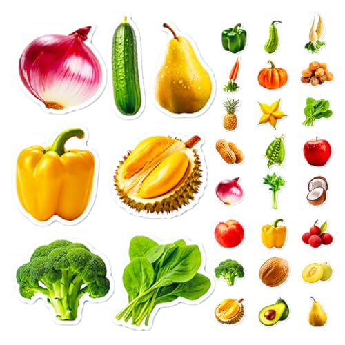 DOITOOL 50 Blatt Obst- und Gemüseaufkleber Tomaten-Aufkleber Aufkleber für Wasserflaschen Netter Obstaufkleber pflanzliche Abziehbilder Obst Handwerk doppeltes Offsetpapier DOITOOL 50 Blatt Obst- und Gemüseaufkleber Tomaten-Aufkleber Aufkleber für Wasserflaschen Netter Obstaufkleber pflanzliche Abziehbilder Obst Handwerk doppeltes Offsetpapier von DOITOOL