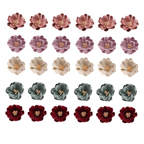 DOITOOL 50stücke Künstliche Blumendekoration Simulationsblumenornament Dekorative Blume Gefälschte Blume DIY Blumendekoration Aus Chiffon-Material DOITOOL 50stücke Künstliche Blumendekoration Simulationsblumenornament Dekorative Blume Gefälschte Blume DIY Blumendekoration Aus Chiffon-Material von DOITOOL