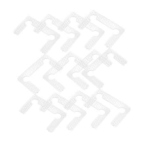 DOITOOL 50 Stück Duschgummi Türdichtung Transparentes Gummipolster Glas Tür Stoßdämpfer Pads für Wohn Gewerbebäder Wasserdichtes Rutschfestes Duschdichtungsset zur Einfachen Montage von DOITOOL