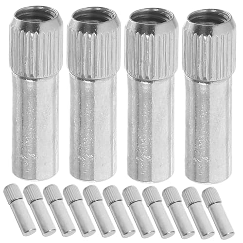 DOITOOL 50 Stück Teiliges Regalstützstift mit Abdeckung Stabile Möbel-schrank Regalhalter für Küchen Kleiderschränke und Bücherregale Langlebige Regalbefestigung von DOITOOL