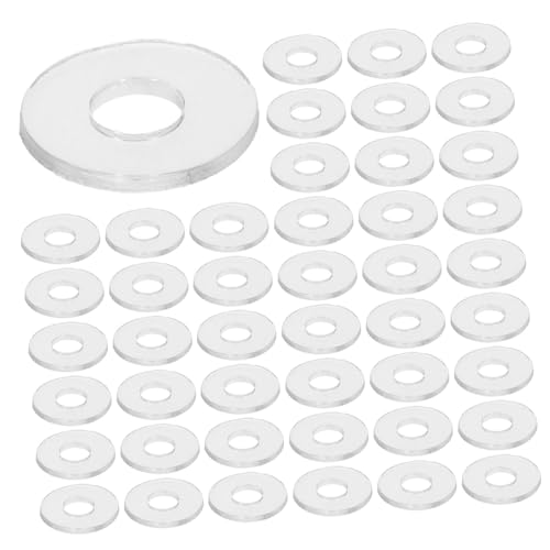 DOITOOL 500 Stück Transparente Flachdichtungen Schrauben Unterlegscheiben für Duschgriff Reparatur Hitzebeständige Isolierende Vibrationsdämpfende Dichtungsringe DOITOOL 500 Stück Transparente Flachdichtungen Schrauben Unterlegscheiben für Duschgriff Reparatur Hitzebeständige Isolierende Vibrationsdämpfende Dichtungsringe von DOITOOL