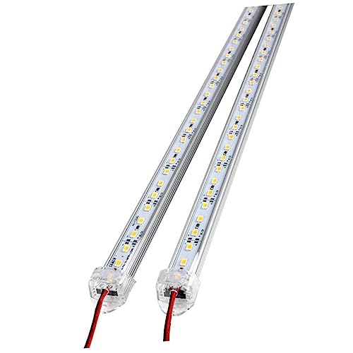 DOITOOL 50CM DC 12V Rigid LED Streifenleuchte Aluminium Gehäuse 36 LEDs Pro Leiste Ideales Lichtband Für Verschiedene Anwendungen Wie Dekoration Und Beleuchtung von DOITOOL