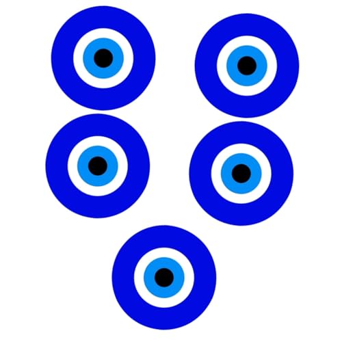 DOITOOL 5St Teufels Auge graceling bürodeko wandverkleidung bläulich Handgemacht Perlen des bösen Blicks dritte Augenverzierung Blau dekoratives Wandhandwerk Acryl Wandtattoo Böser Blick DOITOOL 5St Teufels Auge graceling bürodeko wandverkleidung bläulich Handgemacht Perlen des bösen Blicks dritte Augenverzierung Blau dekoratives Wandhandwerk Acryl Wandtattoo Böser Blick von DOITOOL