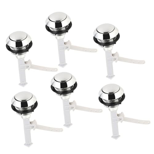 DOITOOL 6 Stck Teiliges Wc spülkastentasten Ersatz Einzelner Druckknopf Einfache Installation Langlebig und Robust Geeignet für Toiletten spülung Reparatur und Austausch Zufällige Farbe DOITOOL 6 Stck Teiliges Wc spülkastentasten Ersatz Einzelner Druckknopf Einfache Installation Langlebig und Robust Geeignet für Toiletten spülung Reparatur und Austausch Zufällige Farbe von DOITOOL