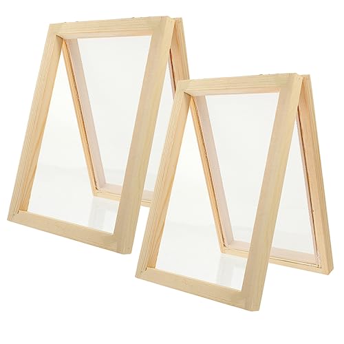 DOITOOL 6 Stck. Papierherstellungsrahmen aus Stabilem Kiefernholz Teiliges DIY Handgefertigter Holzrahmen für Bastelprojekte mit Kindern Umweltfreundlich und Vielseitig für Kreative DOITOOL 6 Stck. Papierherstellungsrahmen aus Stabilem Kiefernholz Teiliges DIY Handgefertigter Holzrahmen für Bastelprojekte mit Kindern Umweltfreundlich und Vielseitig für Kreative von DOITOOL