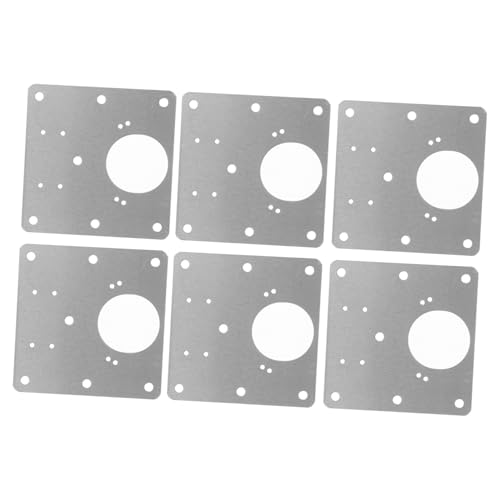 DOITOOL 6 Stück Edelstahl Scharnier Reparaturplatten für Küchenschranktüren Langlebige Reparaturbleche zur Scharnierbefestigung Vielseitig Einsetzbar für Küchenschränke und Badmöbel von DOITOOL