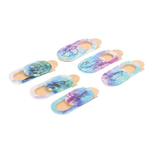DOITOOL 6 Stück Kamera-datenschutzabdeckung Türstopper Cool Aufkleber Auslauf Kuh Kameraabdeckungsfolie Kameraabdeckung Steckdose Deckt Babysicherung Ab Hausschuhe Produkte Hase von DOITOOL