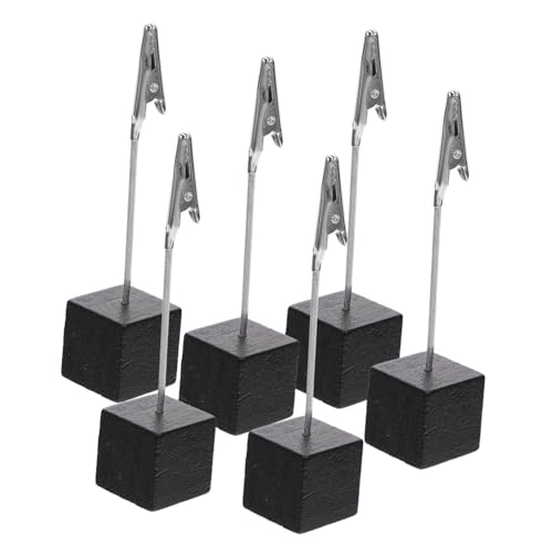 DOITOOL 6 Stück Retro Alligator Klammern Büroklammern Memo Clip Notizhalter Bunte Fotohalter Krokodilklemmen für Zettelhalter Schreibtisch Organizer Zufällige Farbe Zufällige Farbe von DOITOOL