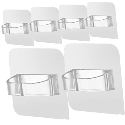 DOITOOL 6 Stück Selbstklebende Wandhaken Transparente Multipurpose Haken für Handtücher Schlüssel Regenschirme und kein Bohren Nötig für Glatte Oberflächen DOITOOL 6 Stück Selbstklebende Wandhaken Transparente Multipurpose Haken für Handtücher Schlüssel Regenschirme und kein Bohren Nötig für Glatte Oberflächen von DOITOOL
