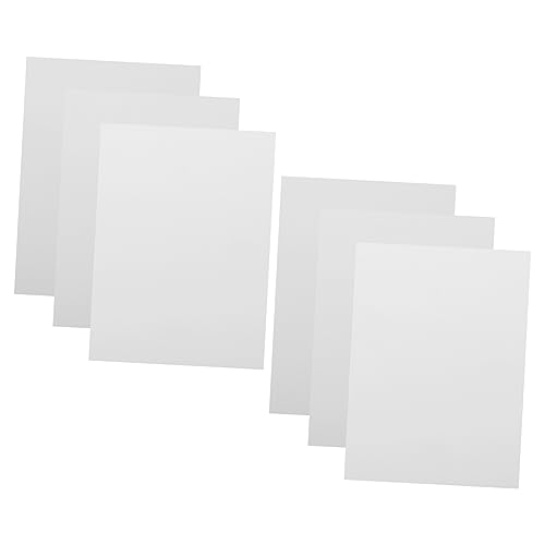 DOITOOL 6 Stück Sublimations-aluminiumschild Leerzeichen Teller Bilderrahmen Plakatrahmen Hängend Sublimationsrohlinge Aus Aluminium Sublimationsmaterial Aluminiumlegierung Weiß von DOITOOL