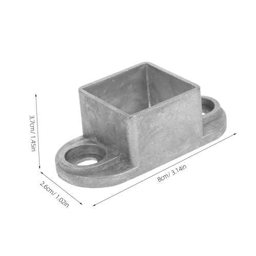 DOITOOL 6 Stück Teiliges Aluminium Handlauf Pfostenfuß Quadratische Pfostenflansch Basis Wetterfeste Zaunhalterung für Garten Schule Park Lochdurchmesser Robuste Außenmontage DOITOOL 6 Stück Teiliges Aluminium Handlauf Pfostenfuß Quadratische Pfostenflansch Basis Wetterfeste Zaunhalterung für Garten Schule Park Lochdurchmesser Robuste Außenmontage von DOITOOL