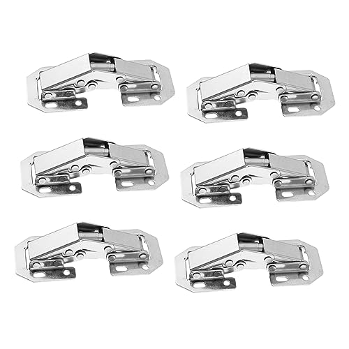 DOITOOL 6 Stück Teiliges Dämpfungsscharniere Robuste Möbel Scharniere für Schranktüren Hydraulik Design für Geräuschloses Öffnen und Schließen für Schrank und Kleiderschrank DOITOOL 6 Stück Teiliges Dämpfungsscharniere Robuste Möbel Scharniere für Schranktüren Hydraulik Design für Geräuschloses Öffnen und Schließen für Schrank und Kleiderschrank von DOITOOL