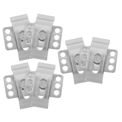 DOITOOL 6 Stück Teiliges Heavy Duty Unterbau spülenhalterungen aus Robustem Metall für Keramik waschbecken Stabile Montageklammern Einfache Installation Geeignet für Bad von DOITOOL