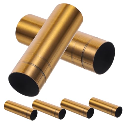 DOITOOL 6 Stück Teiliges Kronleuchter Metallhülsen aus Robustem Eisen Lampenfassung Abdeckungen für Deckenlampen Kerzenlampen Schutz Installieren Geeignet für Wohn und Flurbereich DOITOOL 6 Stück Teiliges Kronleuchter Metallhülsen aus Robustem Eisen Lampenfassung Abdeckungen für Deckenlampen Kerzenlampen Schutz Installieren Geeignet für Wohn und Flurbereich von DOITOOL