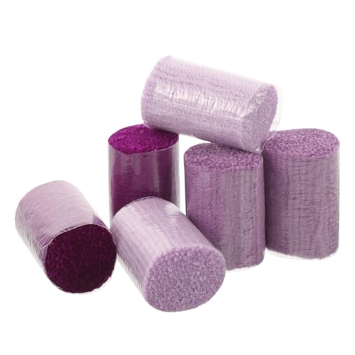 DOITOOL 6 Stück Teiliges Latch Hook Garn aus Langlebiger Acrylfaser Vorgeschnittenes Tufting Garn für DIY Teppiche Kissen Decken Weiches Handarbeitsgarn für Kreative Handwerksprojekte von DOITOOL