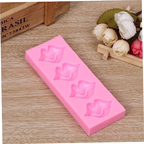 DOITOOL 6 Stück Teiliges Lippen Silikonform Hitzebeständig Antihaftbeschichtet Vielseitig für Kuchen Seifen Kerzenherstellung für DIY Backen und Handgemachte Geschenke von DOITOOL
