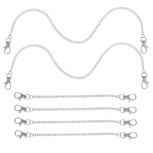DOITOOL 6 Stück Teiliges Poster ketten Metall mit Haken Verstellbare Aufhängung für Poster und Schilder Dekorative Ketten für Innen Außennutzung Robust und Langlebig für Geschäft und Büro von DOITOOL
