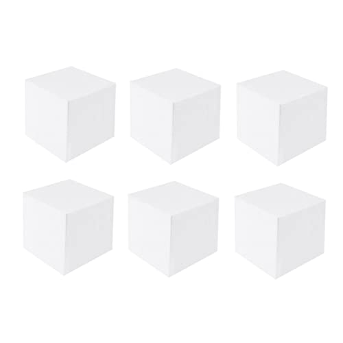 DOITOOL 6stücke Kuchenformen Quadratische Blöcke Set Backformen Formen Für Modellieren DIY Kunst Handwerk Weiß von DOITOOL