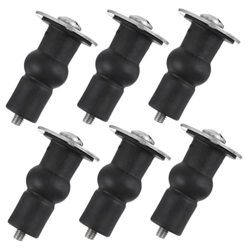 DOITOOL 6 Stück Teiliges Toilettensitz Befestigungsschrauben aus Edelstahl und Gummi Rostfrei Einfach zu Montieren Passend für Toilettendeckel Langlebig und Stabil DOITOOL 6 Stück Teiliges Toilettensitz Befestigungsschrauben aus Edelstahl und Gummi Rostfrei Einfach zu Montieren Passend für Toilettendeckel Langlebig und Stabil von DOITOOL