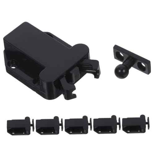 DOITOOL 6 Stück Unsichtbarer Magnetischer Schrankverschluss Push To Open für Küchenschränke und Selbstschließend Langlebiges Material Einfache Diy Installation für Versteckte Türen von DOITOOL