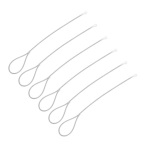 DOITOOL 6 Stück Verstellbare Torriegelzugschnur Teiliges für Garten und Holzzäune Sicherheits Türriegel mit Antifall Design Installieren für Hintertüren und Tore von DOITOOL