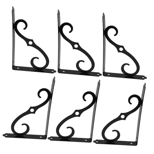 DOITOOL 6 Stück Wandregalhalterung Teiliges Dekorative Regalträger Eisen Stabile und Tragfähige Regalwinkel für Zuhause Vielseitig Einsetzbar und Installieren DOITOOL 6 Stück Wandregalhalterung Teiliges Dekorative Regalträger Eisen Stabile und Tragfähige Regalwinkel für Zuhause Vielseitig Einsetzbar und Installieren von DOITOOL
