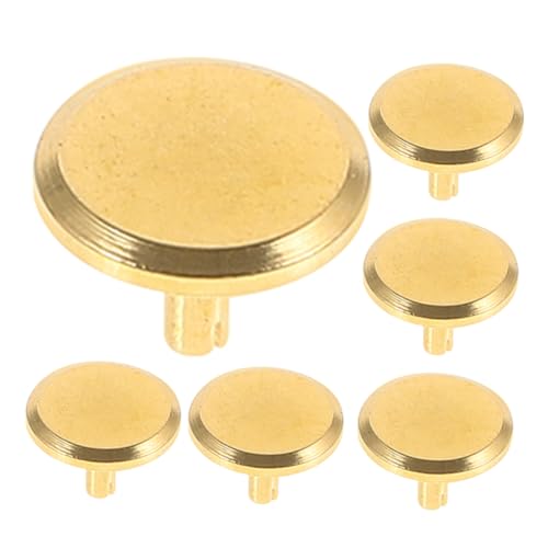 DOITOOL 6St zweite Kappenabdeckung Uhr zubehör Teil Uhrwerk Quarzuhr-Sekundenperlen Gebrauchte passende Kappen Sekundenperlen der Uhr Uhrzeigerkappen zweite Perlen Ersatz Kupfer Golden DOITOOL 6St zweite Kappenabdeckung Uhr zubehör Teil Uhrwerk Quarzuhr-Sekundenperlen Gebrauchte passende Kappen Sekundenperlen der Uhr Uhrzeigerkappen zweite Perlen Ersatz Kupfer Golden von DOITOOL