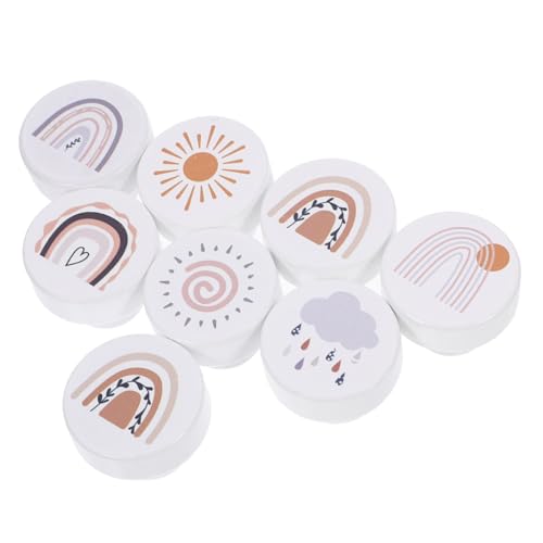 DOITOOL 8 Stück Teiliges Bunte Holzknäufe mit Cartoon Motiv Runde Schubladengriffe Multifunktionale Möbelgriffe für Schrank Kleiderschrank Kommode und Inklusive Montageschrauben Dekorativ DOITOOL 8 Stück Teiliges Bunte Holzknäufe mit Cartoon Motiv Runde Schubladengriffe Multifunktionale Möbelgriffe für Schrank Kleiderschrank Kommode und Inklusive Montageschrauben Dekorativ von DOITOOL