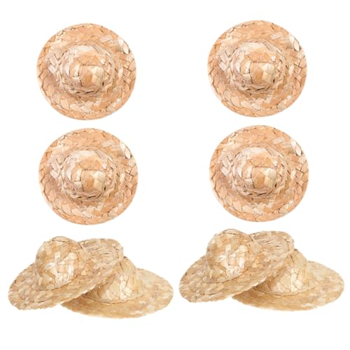 DOITOOL 8 Stück Teiliges Mini Strohhut Kleine Handgewebte DIY Hüte für Puppen Basteldekorationen Niedliche Mini Hutverzierung Vielseitig als Foto Requisiten und Gartenfiguren Geeignet DOITOOL 8 Stück Teiliges Mini Strohhut Kleine Handgewebte DIY Hüte für Puppen Basteldekorationen Niedliche Mini Hutverzierung Vielseitig als Foto Requisiten und Gartenfiguren Geeignet von DOITOOL