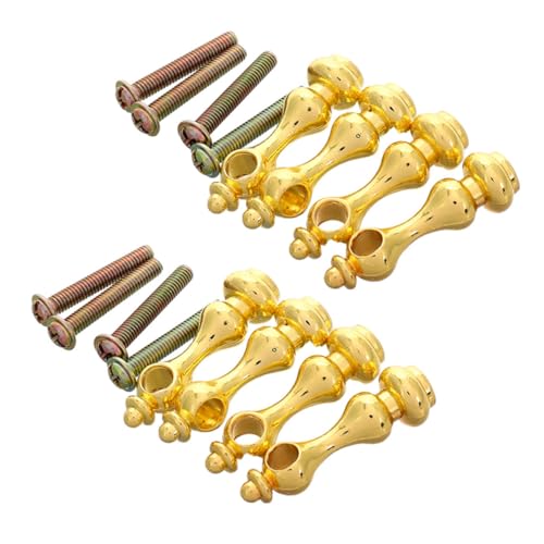 DOITOOL 8 Stück Teiliges Möbelspindel aus Robustem Dekorative Glasgeländer Spindeln mit Durchgehendem Flaschenkürbis Design Vielseitig für Möbel Weinschrank und Servierwagen Einfache von DOITOOL