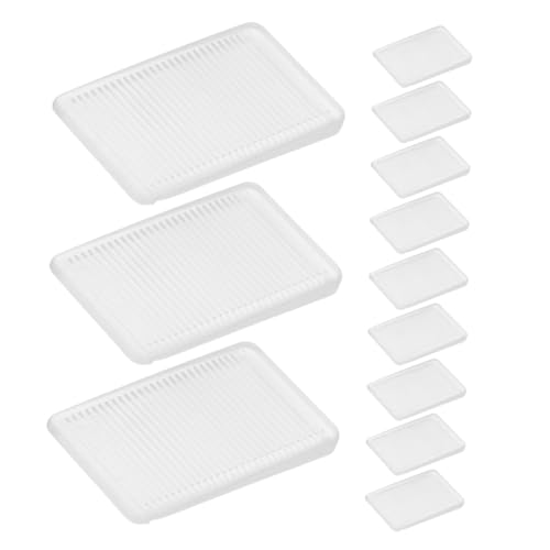 DOITOOL 8 Stück Teiliges Transparente Verstellbare Möbelkeile aus Kunststoff für Tisch Schrank und Tür Kratzfest Höhenverstellbar Schützt Böden für Bücherregale Möbel und Unebene Flächen DOITOOL 8 Stück Teiliges Transparente Verstellbare Möbelkeile aus Kunststoff für Tisch Schrank und Tür Kratzfest Höhenverstellbar Schützt Böden für Bücherregale Möbel und Unebene Flächen von DOITOOL