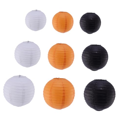 DOITOOL 9 Teiliges Bunte Faltbare Papierlaternen Runde Hochzeitsparty Deko Verschiedene Leichte Hängende Lampions für Festival Geburtstag und Festveranstaltungen DOITOOL 9 Teiliges Bunte Faltbare Papierlaternen Runde Hochzeitsparty Deko Verschiedene Leichte Hängende Lampions für Festival Geburtstag und Festveranstaltungen von DOITOOL