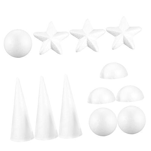 DOITOOL 9Stücke Teiliges Füllbälle Für DIY Weihnachtsbaumschmuck Runde Und Schaumkugeln Für Bastelprojekte Und Festliche Dekoration DOITOOL 9Stücke Teiliges Füllbälle Für DIY Weihnachtsbaumschmuck Runde Und Schaumkugeln Für Bastelprojekte Und Festliche Dekoration von DOITOOL