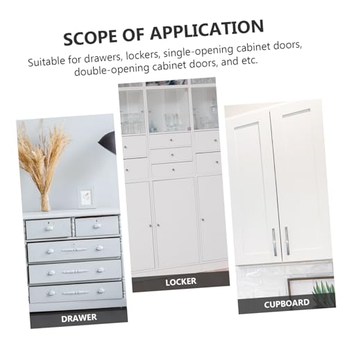 DOITOOL Abs Material Rfid Elektronisches Möbelschloss ohne Bohren Verstecktes Smart Schrankschloss für Türen DIY Installation Kindersicherung Kompatibel mit Doppel Einzeltürschränken DOITOOL Abs Material Rfid Elektronisches Möbelschloss ohne Bohren Verstecktes Smart Schrankschloss für Türen DIY Installation Kindersicherung Kompatibel mit Doppel Einzeltürschränken von DOITOOL