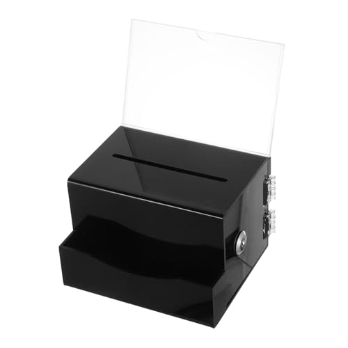 DOITOOL Acryl Spendenbox mit Schloss Multifunktionale Wahlurne und Vorschlagsbox für Fundraising und Beschwerdebriefe Stabile Aufbewahrungsbox für Geld und Briefe DOITOOL Acryl Spendenbox mit Schloss Multifunktionale Wahlurne und Vorschlagsbox für Fundraising und Beschwerdebriefe Stabile Aufbewahrungsbox für Geld und Briefe von DOITOOL