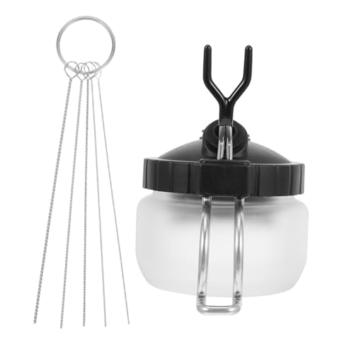 DOITOOL Airbrush-reinigungstopf Mit Geteiltem Farbbehälter Austauschbarem Pigmentbehälter Reinigungsnadeln Und Halter Für Verschiedene Airbrush-Modelle von DOITOOL