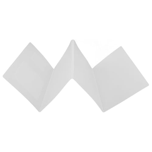 DOITOOL Anti-sprüh-ablenkblech Schreibtischteiler Panel Student Sperre Desktop-schutzplatine Kabine Privatsphäre Schützend Nies-trennwand Schreibtisch Barrieren Planke Weiß Plastik von DOITOOL