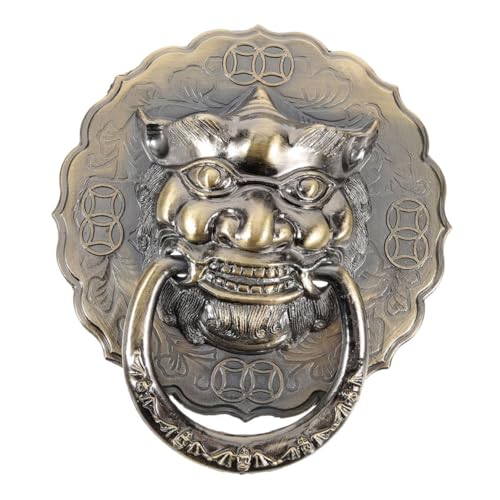 DOITOOL Antiker Löwenkopf Türklopfer aus Robustem Metall Dekorativer Türring im Retro Stil Klassischer Türbeschlag für Haustüren Langlebiger und Einfach zu Montierender Türklopfer DOITOOL Antiker Löwenkopf Türklopfer aus Robustem Metall Dekorativer Türring im Retro Stil Klassischer Türbeschlag für Haustüren Langlebiger und Einfach zu Montierender Türklopfer von DOITOOL