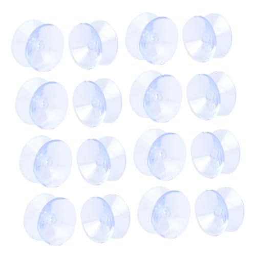DOITOOL Antirutschmatte Für Glas Doppelseitige Saugnäpfe Strapazierfähig rutschfest Runde Pads Greifer Griffhaken Saugnäpfe Mit Schrauben Selbstklebende Rutschpads PVC Weicher von DOITOOL