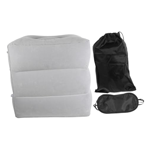 DOITOOL Aufblasbare Fußstütze Flugzeug Reise Fußhocker Verstellbar Faltbares Kissen PVC Umweltfreundlich Ergonomisch zur Sitzentlastung und Durchblutungsförderung mit Tragetasche DOITOOL Aufblasbare Fußstütze Flugzeug Reise Fußhocker Verstellbar Faltbares Kissen PVC Umweltfreundlich Ergonomisch zur Sitzentlastung und Durchblutungsförderung mit Tragetasche von DOITOOL