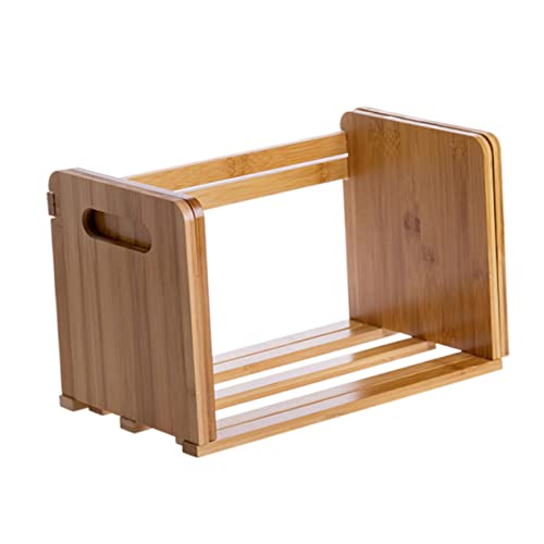 DOITOOL Bambus Buchstütze Erweiterbarer Buchorganisator für Zuhause und Büro Einstellbares Bücherregal für Schreibtisch Platzsparender Aufbewahrungshelfer für Bücher und Magazine DOITOOL Bambus Buchstütze Erweiterbarer Buchorganisator für Zuhause und Büro Einstellbares Bücherregal für Schreibtisch Platzsparender Aufbewahrungshelfer für Bücher und Magazine von DOITOOL