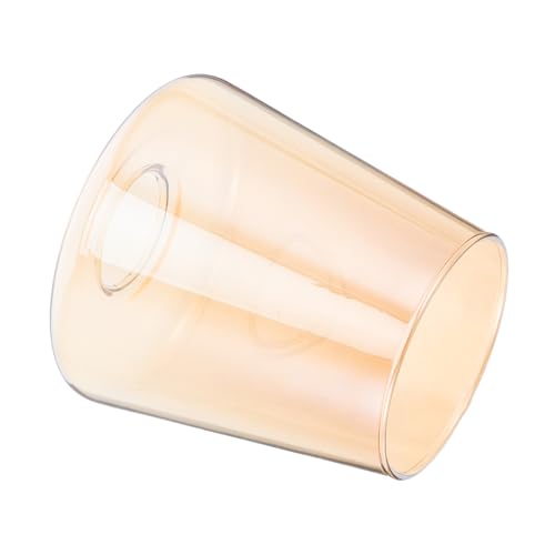 DOITOOL Bernsteinfarbener Glasschirm Hitzebeständig Lampenschirm Ersatz Für Pendelleuchte Tischlampe Wandleuchte Kronleuchter Loch von DOITOOL