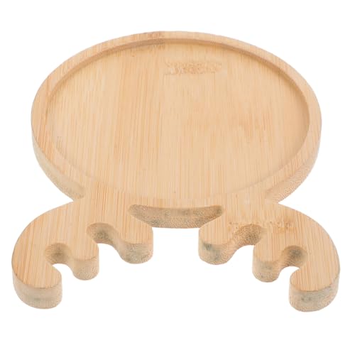 DOITOOL Blank Bamboo Mosaik Untersetzer Tray für DIY Bastelprojekte Kleine Pflanzenuntersetzer Reh form Mosaik Fliesen Basis Kreative Getränke Pflanzenschale für Zuhause von DOITOOL